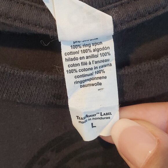 Bermuda Souvenir Graphic T-Shirt Black Cotton Men’s L - Picture 3 of 4